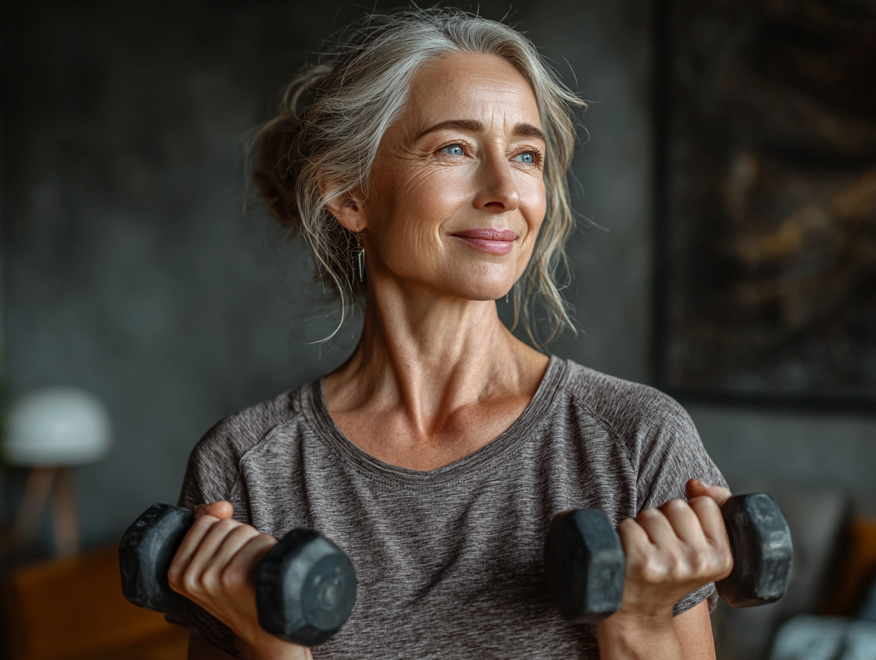 Успішна учасниця LifePulse Place демонструє вправу на баланс